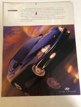 1998 Hyundai Tiburon Car Vintage Print Ad Advertisement  PA3 - £6.26 GBP