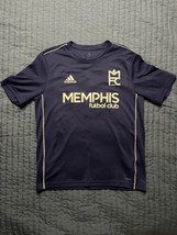Adidas Memphis 901 FC Futbol Club Climalite Shirt #5 Adult XL Blue - £11.92 GBP