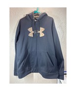 Under Armour Loose Camo Black Pullover Hoodie Mens Size Large - $512.19 MXN