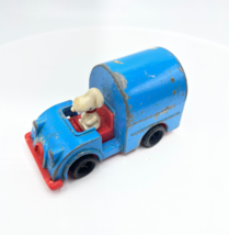 Vintage Peanuts Snoopy Diescast Mail Truck Aviva 1958 Blue Car Japan No. C-21 - £7.58 GBP