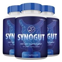 Synogut Capsules, Max Strength Formula, Synogut Supplement Pills (3 Pack) - $49.25