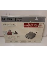 Belkin Wireless G Router 400 Ft Range Internet Router Brand New Factory ... - £15.57 GBP
