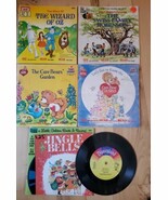 1980s Vintage Lot Of 5 Care Bears Swiss Family Robinson Wizard Oz Books ... - $16.00