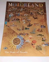 Nevada Motorland Magazine Travel and Tourism 1950s Camping Sightseeing F... - $10.89