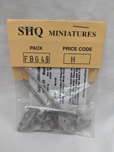SHQ Miniatures FBG49 Russian 100 mm Anti Tank Gun - $19.80