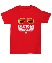 Jet Fighter TShirt Talk To Me Goose Red-U-Tee  - £16.42 GBP