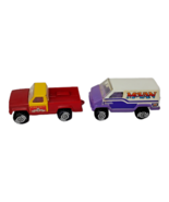 Lot of 2 Vintage Tonka 4" Trucks: McVan and Fire Dept #7 - $12.86