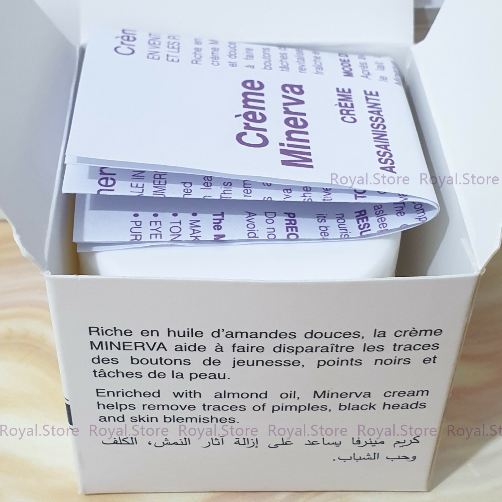 Original Minerva Cream assainissante For Acne And Blemish 30ml  كريم منيرفا Item image 6