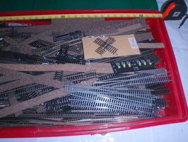 Large Lot Of HO Train Track Switches Road Bed Etc - $199.99