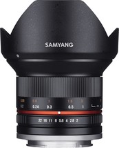 Samyang Sy12M-E-Bk 12Mm F2.0 Ultra Wide Angle Lens For Sony E Cameras, B... - £266.82 GBP