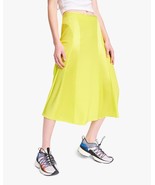Rag &amp; Bone Lucille Midi Slip Skirt Silk Charmuese Skirt Lime Green BNWT - £79.06 GBP