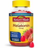  Melatonin 2.5 mg Gummies, 100% Drug Free Sleep Aid for Adults, 80 Gummi... - $27.42 CAD