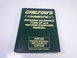 1987 Chilton’s 1984-87 Domestic Emission Diagnosis Tune Up &amp; Vacuum Diag... - £7.80 GBP