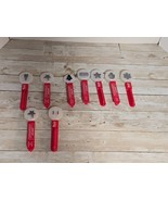 9 Sizzix Paddle Punches Christmas Hearts Stars Tree Snowflake Shapes - $20.55 CAD