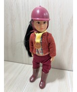 Battat Lori Our Generation Kaori mini 6.5” doll equestrian horseback rid... - $19.63