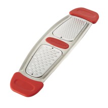 Rachael Ray Multi Stainless Steel Grater, Red Small - £24.40 GBP