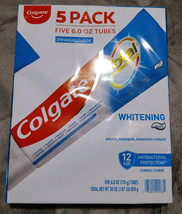 Colgate Total Whitening Toothpaste, Paste (6 oz., 5 pk.) Brand New In Package - £19.71 GBP