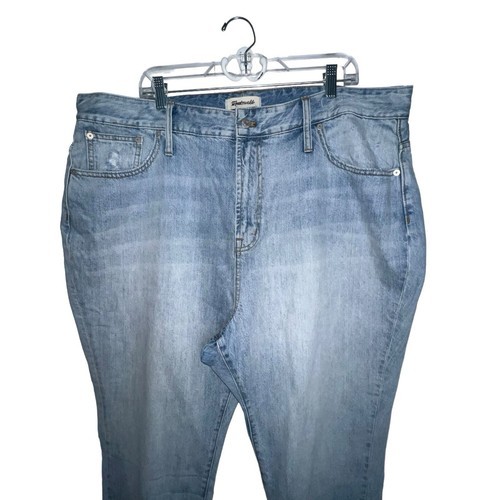 Madewell The Curvy Perfect Vintage Jean Women's Size 35 Blue Cotton Denim Crop Item image 3