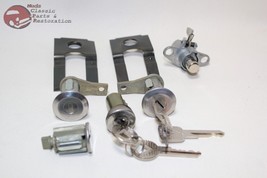 64-65 Mustang Ford Lock Kit Ignition Door Trunk Glovebox Lock Cylinders Keys New - £57.07 GBP