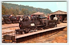 Railroad Postcard Brooks &amp; Scanlon 1 Locomotive Train Audio Visual Steam... - $10.80