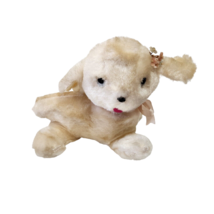 8&quot; Vintage Stuart White / Creme Baby Lamb Stuffed Animal Plush Toy Antique - £49.02 GBP