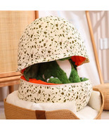 2 In 1 Dinosaur Plush Green Baby Dino In A Dragon Egg Stuffed Toy Cute H... - $406.57 MXN