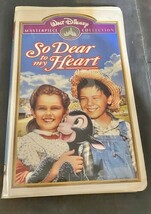 So Dear to My Heart VHS Disney Clamshell Case Vintage Family Movie - $147.28 MXN
