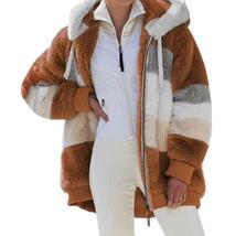 Ladies Coat Cashmere Women Jacket Winter Women&#39;s Coat Fashion Casual Sti... - £13.34 GBP