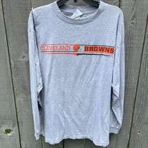 Cleveland Browns Long Sleeve Gray Shirt Men&#39;s XL CSA USA - £19.83 GBP