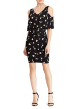 New American Living Black Floral Career Sheath Dress Size 14 Size 16 $79 - £34.35 GBP+