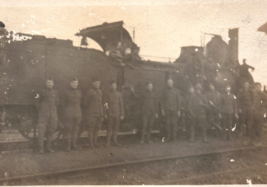 Army Railway Troops Soldier French Engine World War 1 Postcard Rppc Postcard AEF - £15.40 GBP