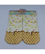 Living Royal Socks - Womens Ankle - Rainbow Sprinkle Ice Cream - One Size - £6.05 GBP
