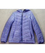 Gerry Puffer Jacket Girls Large Purple Nylon Long Sleeve Hooded Full Zip... - $23.04