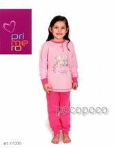 Pajamas Seraph Baby Girl Long Sleeve Cotton Fleece Primero Art. I11330 - £14.04 GBP+