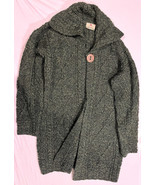 Carriag Donn Wool Single Button Green Sweater Women’s Small 100% Pure Wool - $46.79