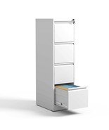 Steel File Cabinet: 4 Drawer, Lock, A4/Legal - $303.56 CAD