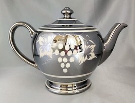 Vintage SADLER (England) Silver/Ivory Grape Cluster Teapot, 1615 - £26.80 GBP