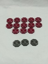 Lot Of (16) Litko Premium Printed Mecha Can&#39;t Move Or Shoot Tokens - £15.96 GBP