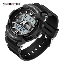 SANDA 2021 Digital Watch Men&#39;s Sport Watches for Men Waterproof Clock Outdoor Wr - £31.31 GBP