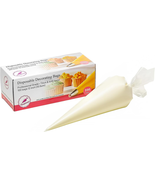 Piping Bag - Disposable Cake Decorating Bag 100 Count, 12 Inch, Clear - $17.64 CAD