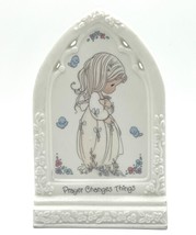 Precious Moments Prayer Changes Things Standing Plaque - $25.73
