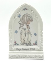 Precious Moments Prayer Changes Things Standing Plaque - £20.12 GBP