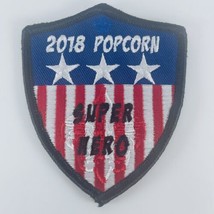 2018  Popcorn Super Hero Boy Cub Scout Patch BSA RWB Shield USA Flag - £4.27 GBP