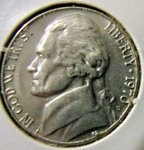 1970-D Jefferson Nickel - About Uncirculated detail - £3.16 GBP