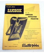 Electro-Voice Public Address Speaker CDP Handbook ~ Specs / Diagrams ~ 8... - $15.07 CAD