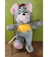 Chuck E. Cheese - Pizza Time Theatre Inc Made in USA VTG 1980s 15&quot; Plush... - £103.37 GBP