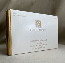 Estee Lauder Transparent Pressed Powder Swirl Of Gold Compact Lucidity - $1,631.61 MXN