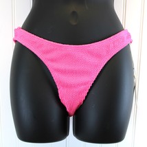 NEW Good American Always Fits Good Waist Cheeky Bikini Bottom Bright Pink - £14.62 GBP