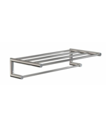 FROST Nova 2 Wardrobe shelf 1 Brushed Stainless Steel 147mm x 300mm x 600mm - $2,375.15 MXN