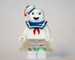 Building Block Stay Puft Marshmallow Man Santa Christmas Minifigure Custom - $6.00
